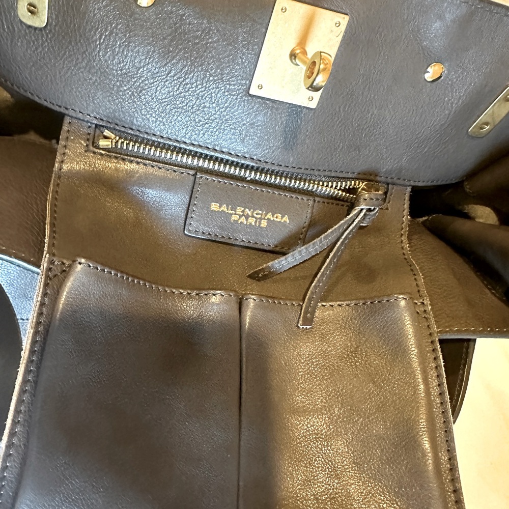 Balenciaga grey leather tote - rare and fantastic! - Picture 4 of 9